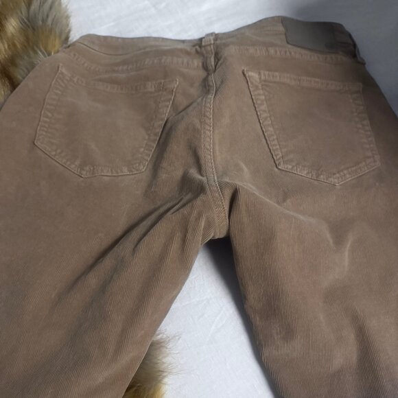 Ag Adriano Goldschmied Tan Corduroy Pants - Picture 2 of 2